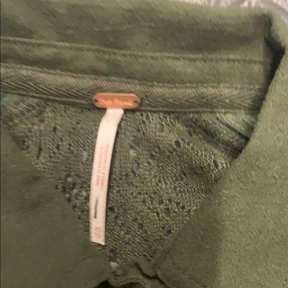 new FREE PEOPLE XSMALL Cozy Cadet Henley sweater - Picture 7 of 7